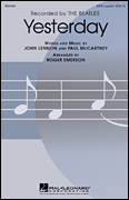 Yesterday SATB choral sheet music cover
